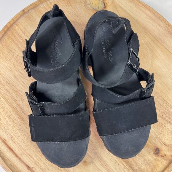 Skechers D Lites 2.0 Cool Cosmos Sport Strap Sandals Black Womens 10 - Picture 13 of 13